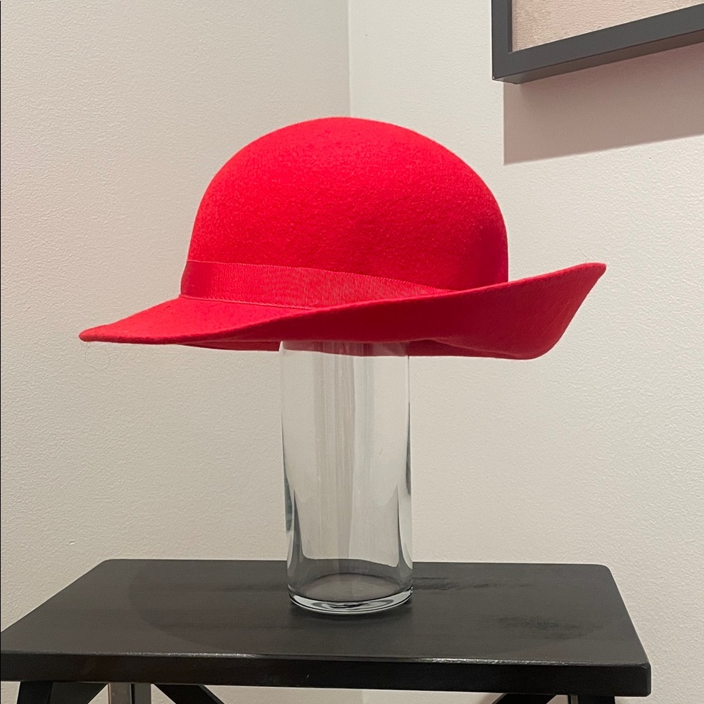 Elegant Red Women's Hat